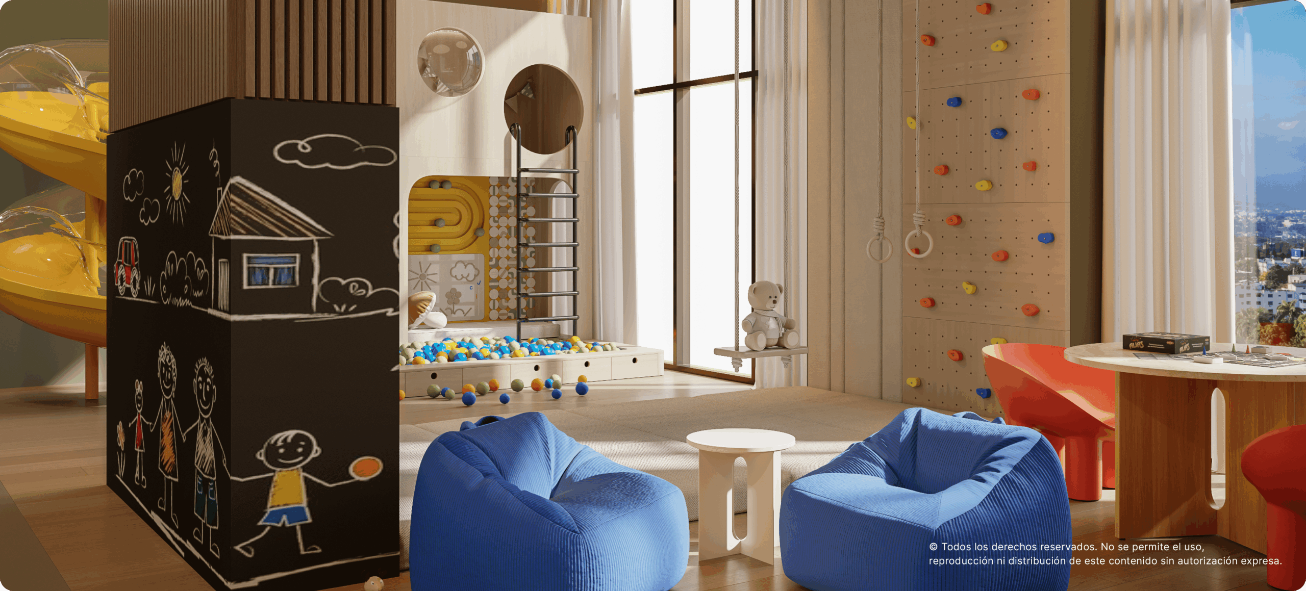 Un espacio mágico y seguro para los niños donde la diversión y la imaginación de los más